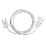 Pendant Bulb Holder with Flexible Wire & 2-Pin Plug