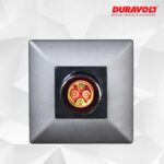 Modular Batten Holder for Wall, B22 Batten Lamp Holder for Led Bulb for Home Glossy Graphite (Pack of 4)